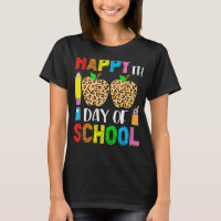 100 Days Of School Leopard Print Teacher And Stude