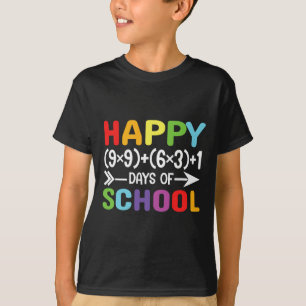 100 Days Of School Math Teacher Equation 100th Day T-Shirt