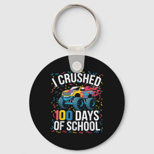 100 Days Of School Monster Truck 100th Day Of Key Ring