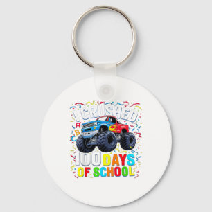 100 Days Of School Monster Truck 100th Day Of Key Ring
