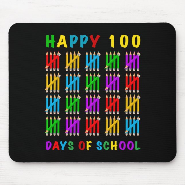 100 Days Of School  Mouse Pad (Front)