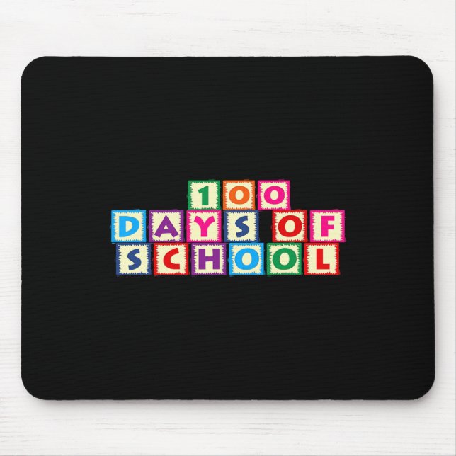 100 Days Of School  Mouse Pad (Front)