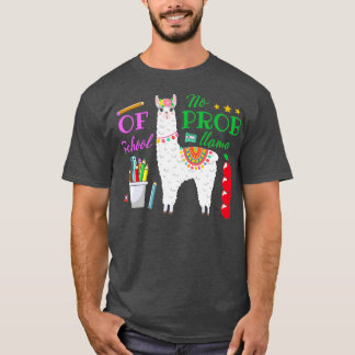100 days of school no prob llama 2 T-Shirt