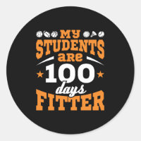 100 Days of School PE Teacher 100 Days Fitter