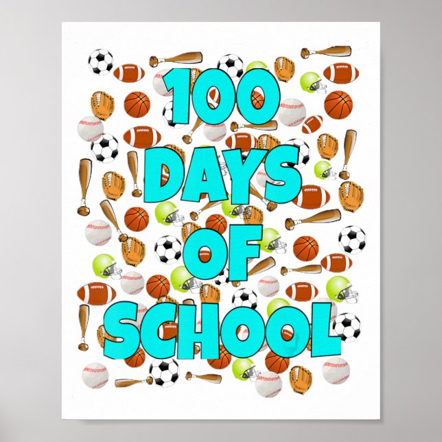 100 Days of School  Poster (Front)