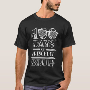 100 Days of School Preschooler Student Teacher 100 T-Shirt