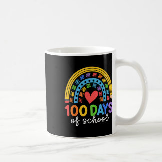 100 Days Of School Rainbow Celebration Design  Coffee Mug