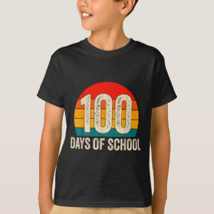 100 Days Of School Retro Teachers Boys 100th Day O T-Shirt