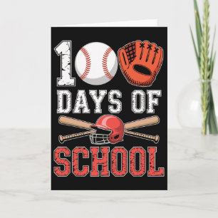 100 Days Of School Sell Player Teacher Student Card