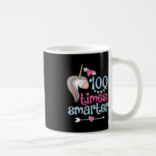 100 Days Of School Shirt 100 times smarter cute un Coffee Mug