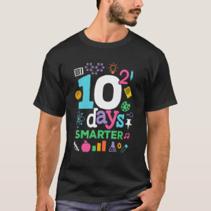 100 Days Of School Shirt 10 Squared Days For Math