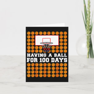 100 Days Of School Sketll 100th Day For Boys  Card