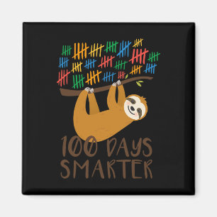 100 Days Of School Sloth Magnet