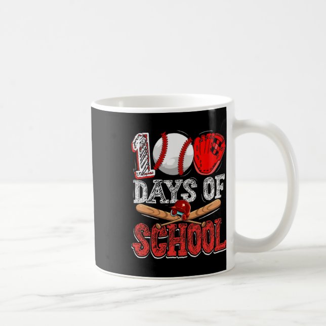 100 Days Of School Sports Game Sell Player Student Coffee Mug (Right)