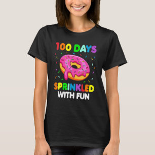 100 Days Of School Sprinkled With Fun Doughnut Tea T-Shirt
