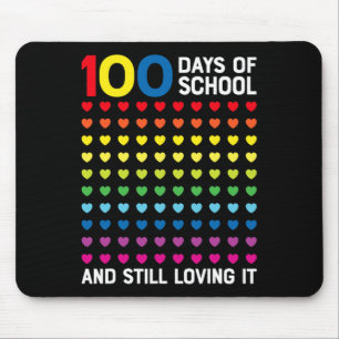 100 Days of School Still Loving It Hearts 100th Da Mouse Pad
