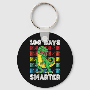100 Days Of School T-rex 100th Day Of School Key Ring