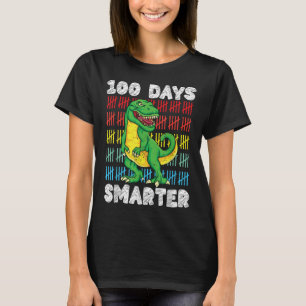 100 Days Of School T-rex 100th Day Of School T-Shirt