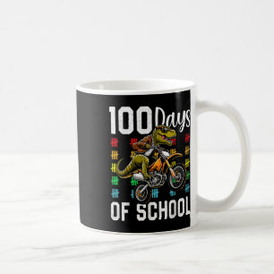 100 Days Of School T-rex Kids Boys 100th Day Of Coffee Mug
