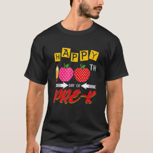 100 Days Of School Teacher 100th Day Of Pre K T-Shirt