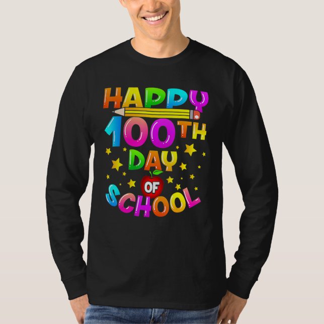 100 Days Of School Teacher 100th Day Of School 1 T-Shirt (Front)