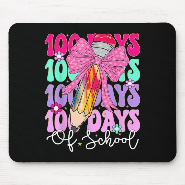 100 Days Of School Teacher 100th Day Of School Mouse Pad (Front)