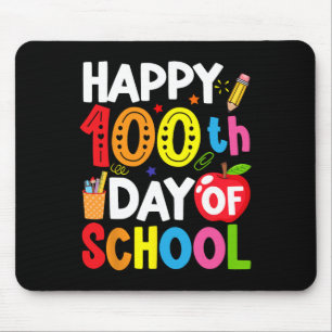 100 Days Of School Teacher And Student Mouse Pad