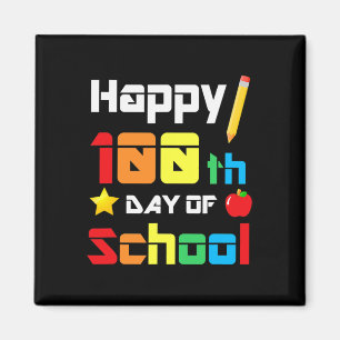 100 Days Of School Teacher Fun School Magnet