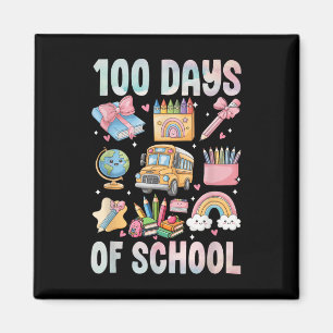 100 Days Of School Teacher Kids 100th Day Of Magnet