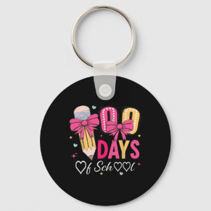 100 Days Of School Teacher Kids Boy Girl Pencil Co Key Ring