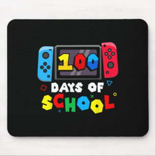 100 Days Of School Teacher Kids Boys Girls 100 Day Mouse Pad
