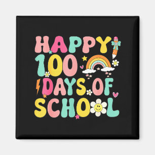 100 Days Of School Teacher Kids Happy 100th Day Of Magnet