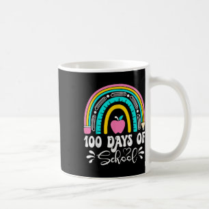 100 Days Of School Teacher Rainbow 100th Day Of Coffee Mug