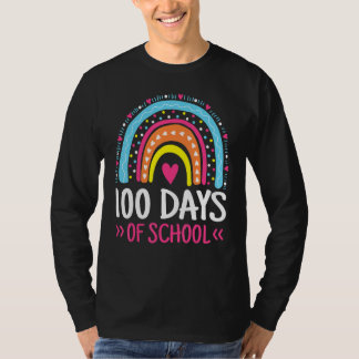 100 Days Of School Teacher Student Kids 100th Day T-Shirt