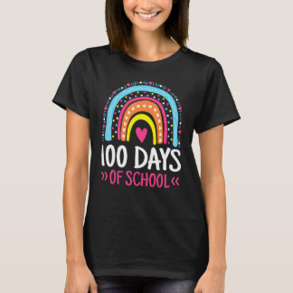 100 Days Of School Teacher Student Kids 100th Day T-Shirt