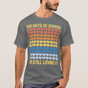 100 Days of School Teacher Student T-Shirt