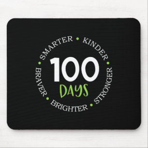 100 Days of School Teacher Team Kids Growth Minds Mouse Pad
