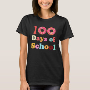 100 Days of School Teachers Kids Groovy 100th Day T-Shirt