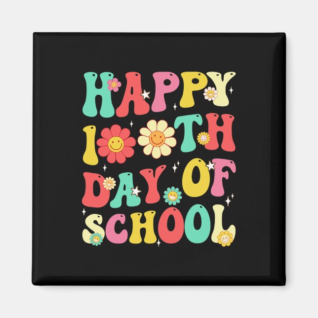 100 Days Of School Teachers Students 100th Day Sch Magnet (Front)