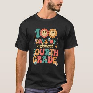 100 Days Of School Teachers Women Girls Happy 100t T-Shirt