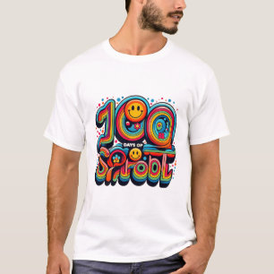 100 Days of School Tee - Hand-Drawn Celebration