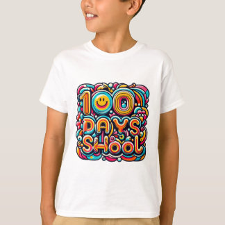 100 Days of School Tee - Hand-Drawn Celebration