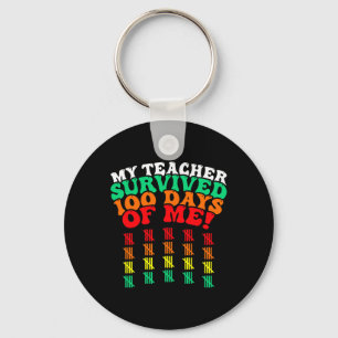 100 Days Of School Tee Kids 100th Day Of School Co Key Ring