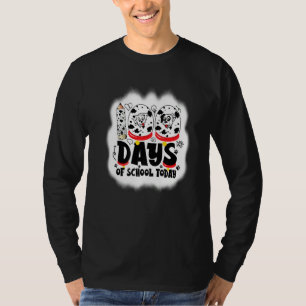 100 Days of School Today 100 Days School Dalmatian T-Shirt