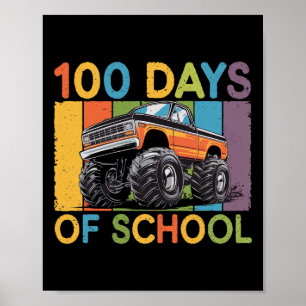 100 Days Of School Trex 100 Days Smarter 100th Day Poster