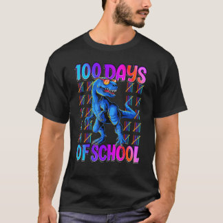 100 Days Of School Trex 100 Days Smarter 100th Day T-Shirt