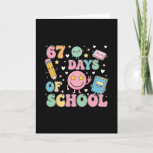 100 Days Of School Truck 67th Day Of School Six Se Card