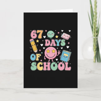 100 Days Of School Truck 67th Day Of School Six Se Card