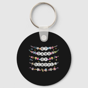 100 Days Of School Truck 67th Day Of School Six Se Key Ring