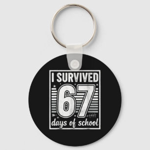 100 Days Of School Truck 67th Day Of School Six Se Key Ring